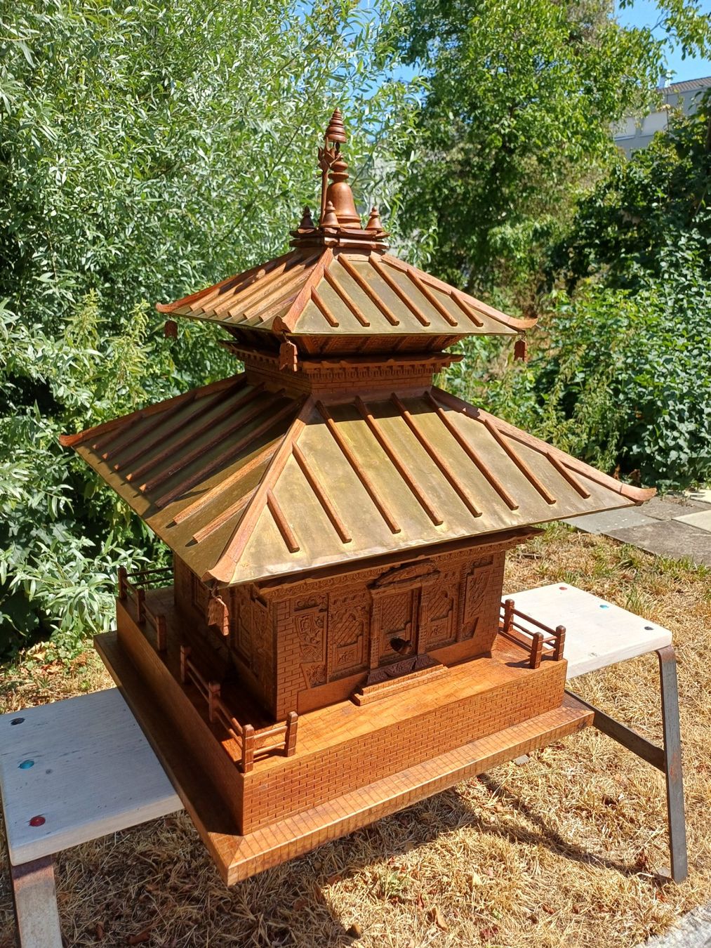 Sculture & Statue: Original Nepal-Tempel – Usato da Frick venduto da wbc 4
