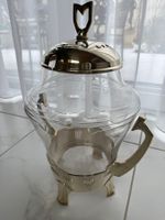 Art Deco Silber Glas Bowle um 1910