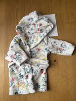 Frottee Bademantel Petit Bateau Blumen Grösse 95cm 2/3 J