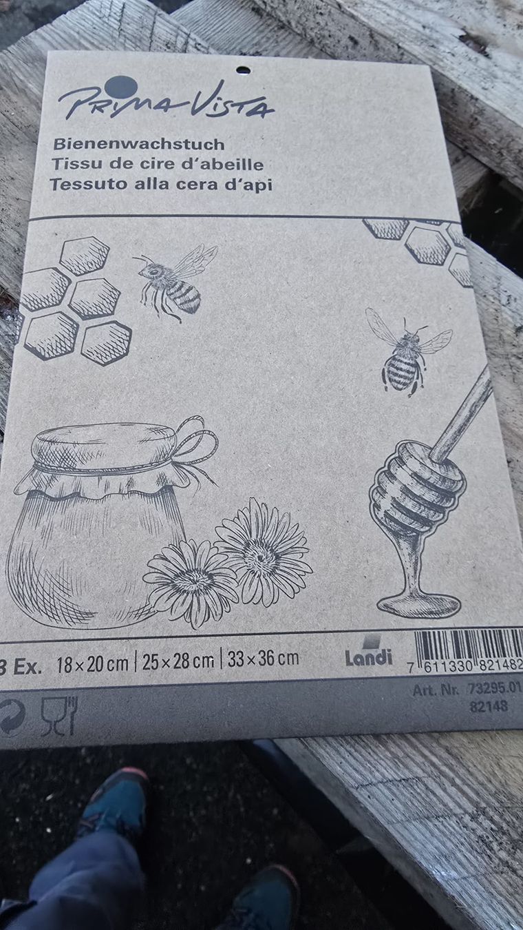 Altro per cucinare: Restposten 50 Bienenwachstücher – Nuovo e nell'imballaggio originale da Dussnang venduto da kevin0812 2