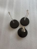 3 socles noirs pour barbie silkstone, excellent état