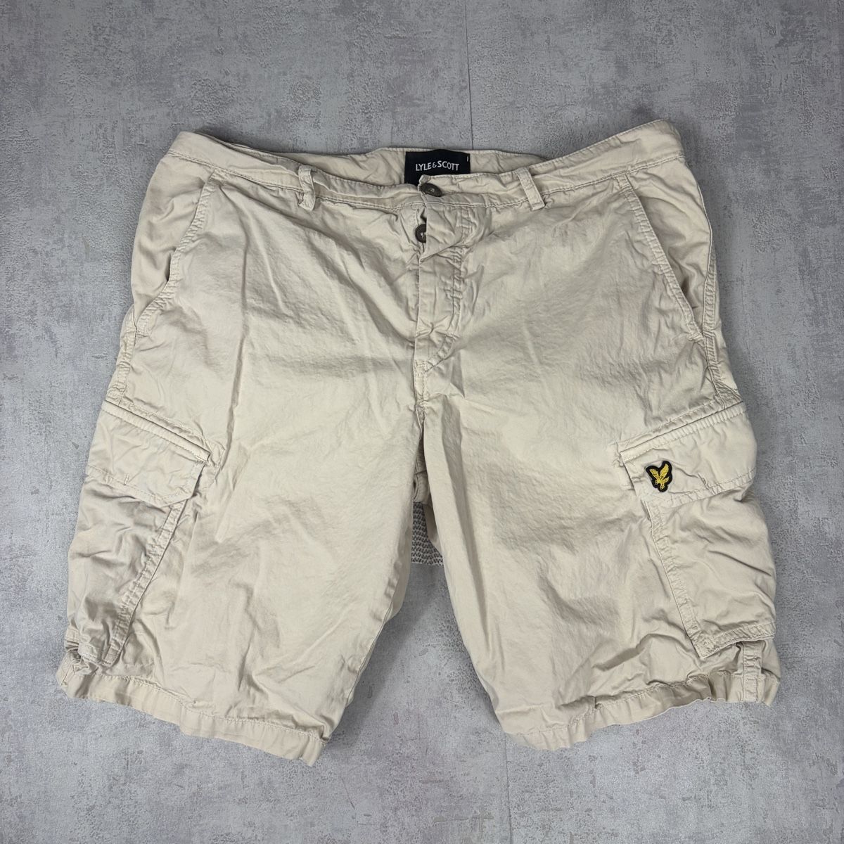 Pantaloni: Shorts cargo Lyle & Scott beige - W34  – Nuovo (secondo la descrizione) da Hauterive NE venduto da Leo_o