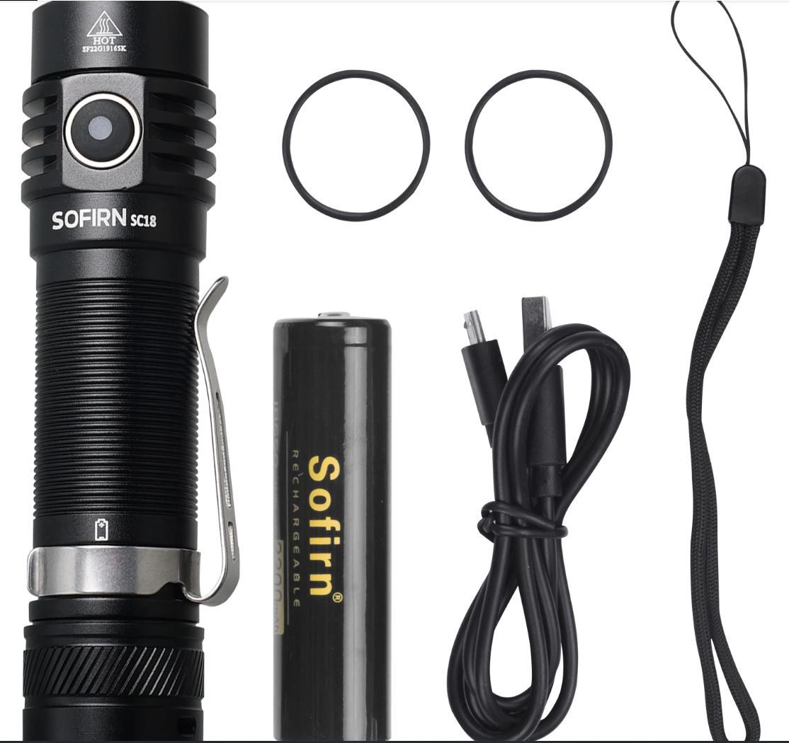 Lampade: Sofirn SC18, EDC LED mit 18650-er Akku und USB – Nuovo e nell'imballaggio originale da Arbon venduto da Helmuth 3