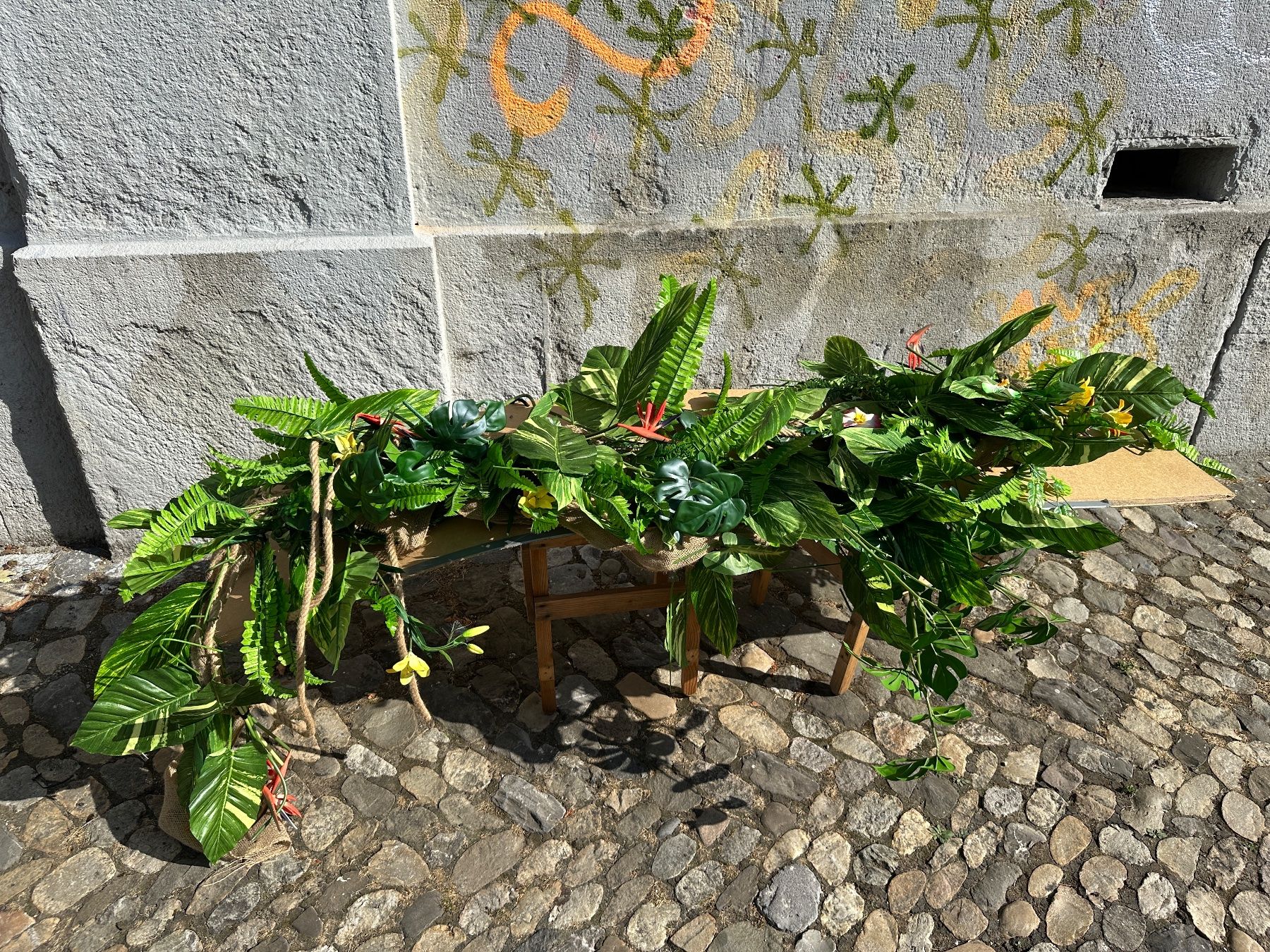 Tutte le decorazioni: grosse Girlande Deko mit Kunstblumen – Usato da Zürich venduto da atlantis77 7