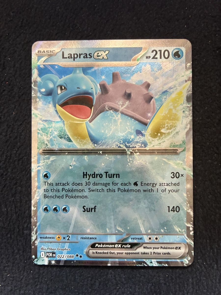 Pokémon Cartes à collectionner: POKEMON CARDS LAPRAS EX # 22 – Neuf (Voir description) à Taverne par YOHISTORE