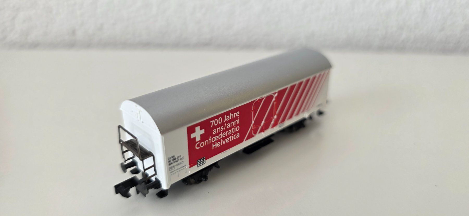 Arnold Modelleisenbahnen: Güterwagen 700 Jahre Eidgenossenschaft - Arnold 4551 – Neu (gemäss Beschreibung) aus Wittenbach von Hase113 2