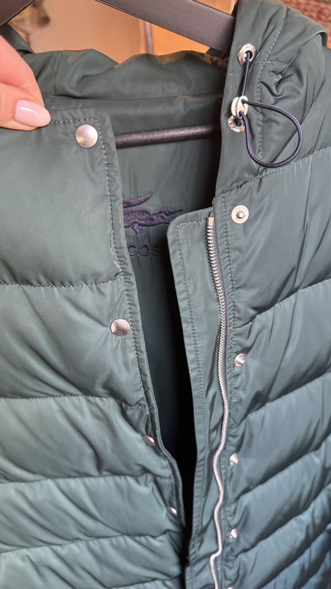 Lacoste Cappotti: Lacoste winter coat, size 38, dark green and blue – Usato da zug venduto da Inaar 3