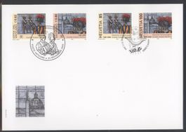 2005, FDC, 500 Jahre Schweizergarde (Nr. 1183–84), Format E6