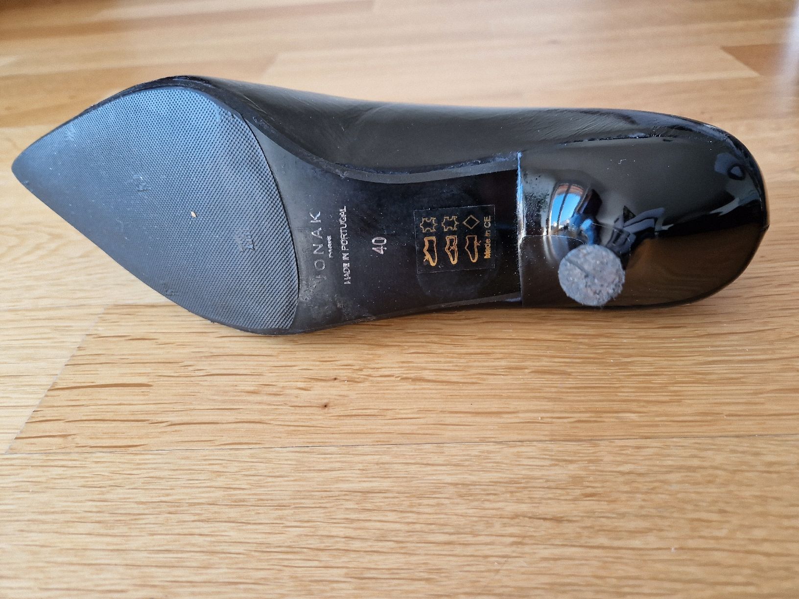 Scarpe da donna: Escarpins noirs cuir – Usato da Genève venduto da celima48 5