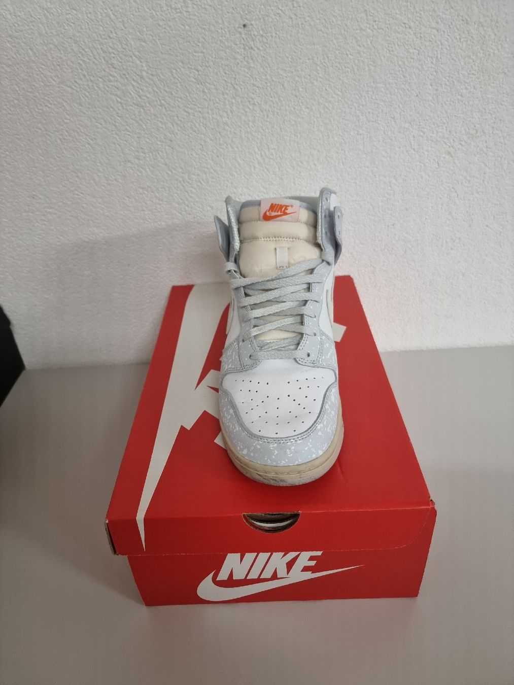 Herrenschuhe: Nike Dunk High Spray Paint White Pure Platinium – Gebraucht aus Othmarsingen von Lucadeleo169 1