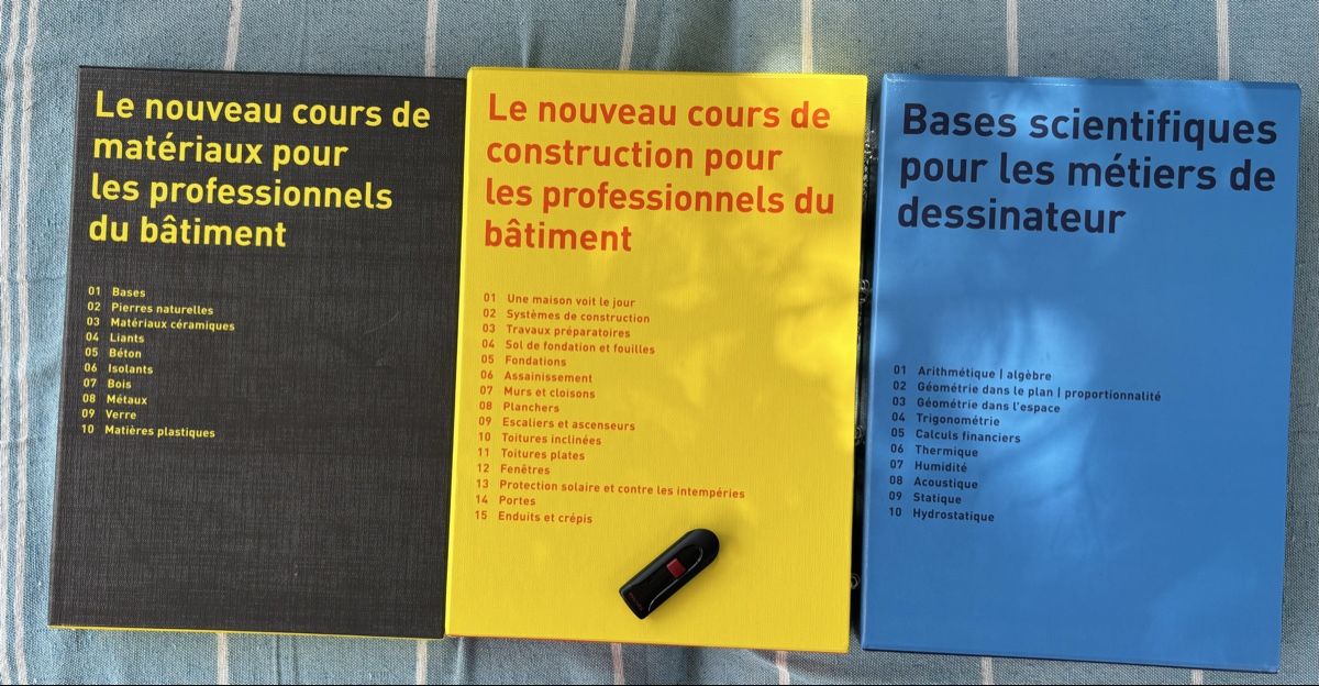 Libri: Livre pour cours dessinateur en architecture – Nuovo e nell'imballaggio originale da Moutier venduto da harpagophytum