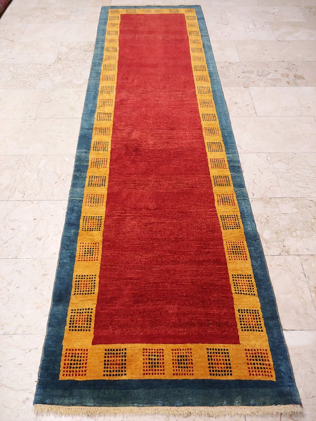 Gabbeh Tappeti: Wunderschöner Gabbeh Loribaft 295 x 80 Nomaden Teppich – Nuovo (secondo la descrizione) da Chiasso venduto da Orientart 2