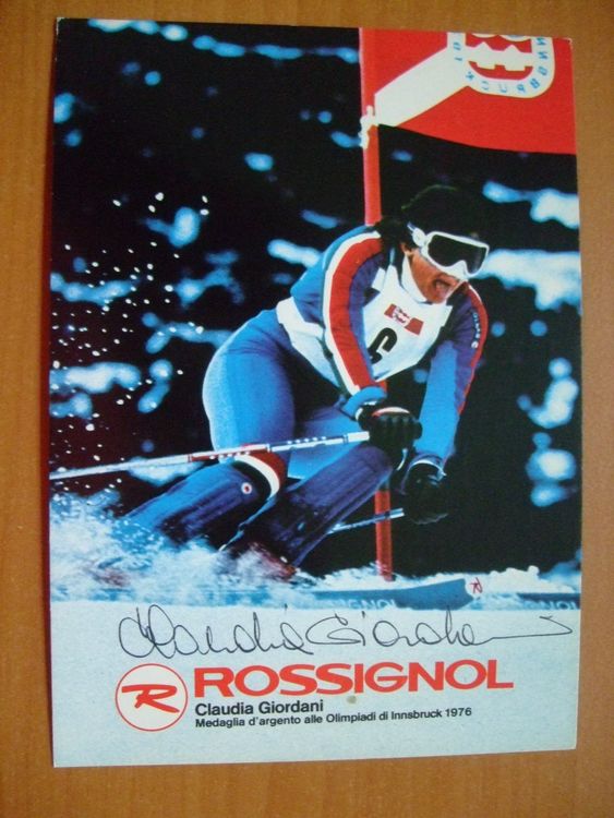 CLAUDIA GIORDANI (ITA) AUTOGRAMMKARTE Kaufen auf Ricardo