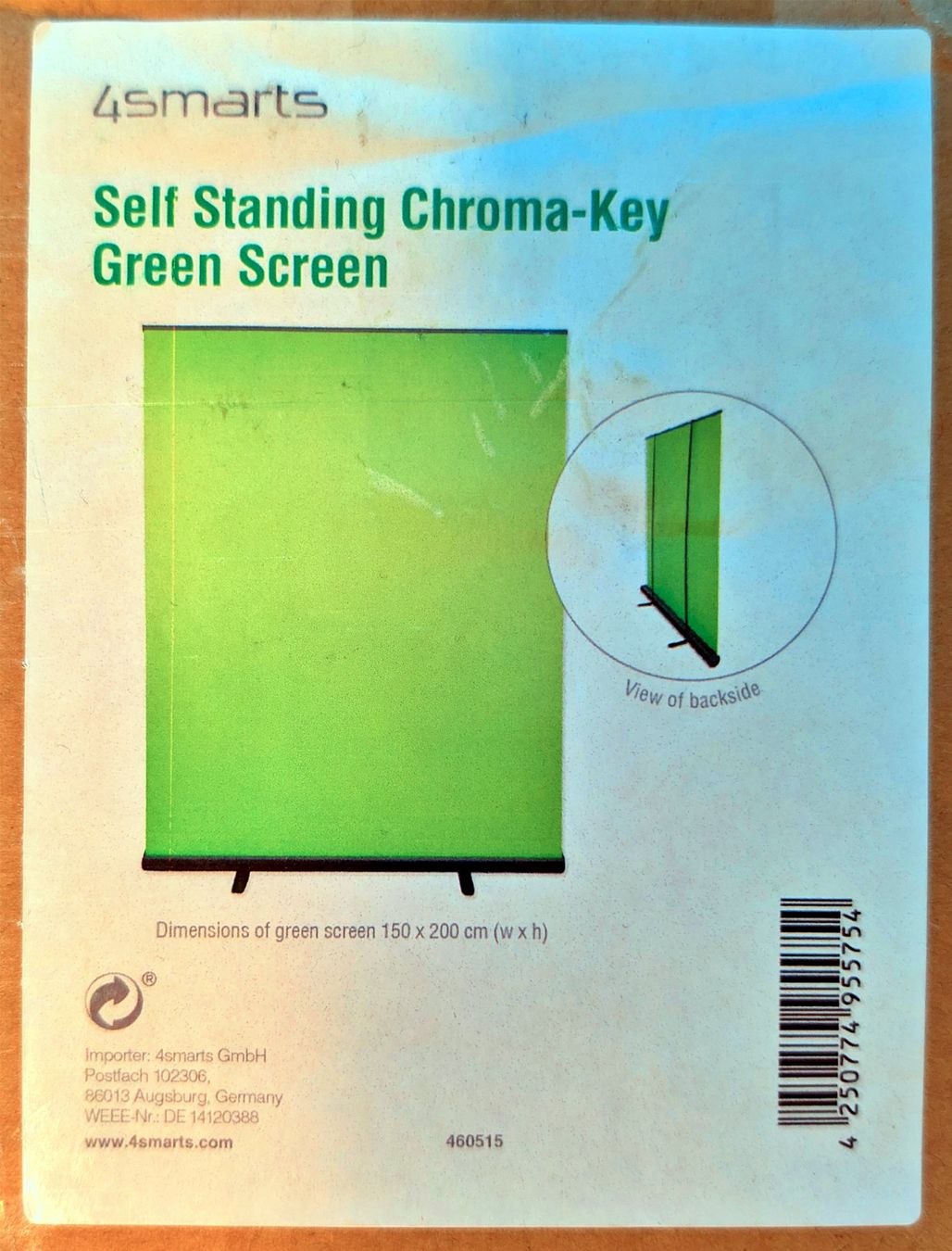 Autres accessoires: 4smarts Green Screen Chroma Hintergrundsystem Selbststehend – Neuf avec emballage d'origine à Moosseedorf par Spirandelli 1