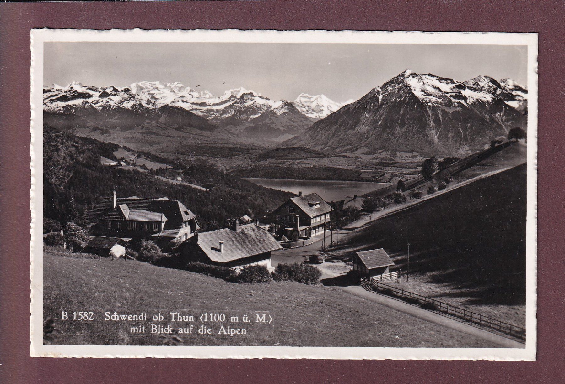 Cartes postales: SCHWENDI ob Thun - 1942 – D'occasion à Pully par nicecards