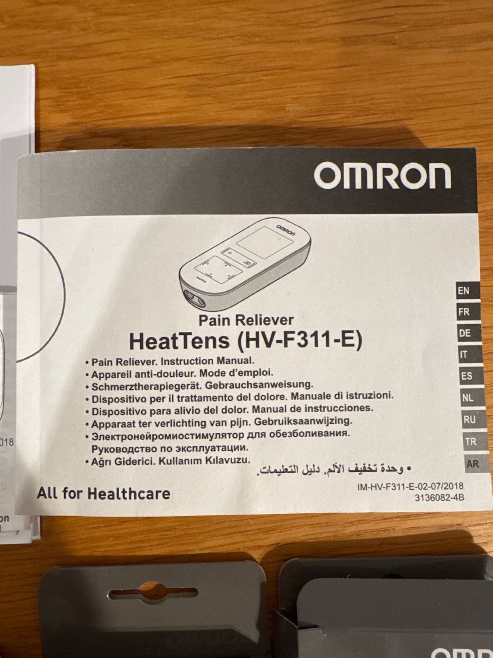 Omron Medizinische Geräte: Omron HeatTens HV-F311-E Schmerzlinderer mit Elektroden – Gebraucht aus Rüti b. Büren von helscherj 2
