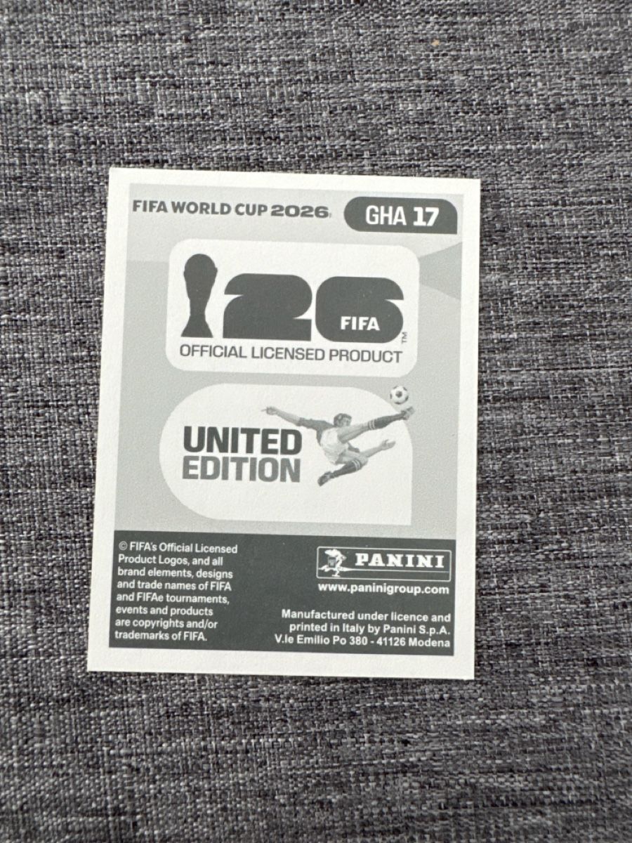 Panini Carte collezionabili: Panini WM 2026 - GHA 17 - André Ayew – Nuovo e nell'imballaggio originale da Fribourg venduto da wor_lp9t 1