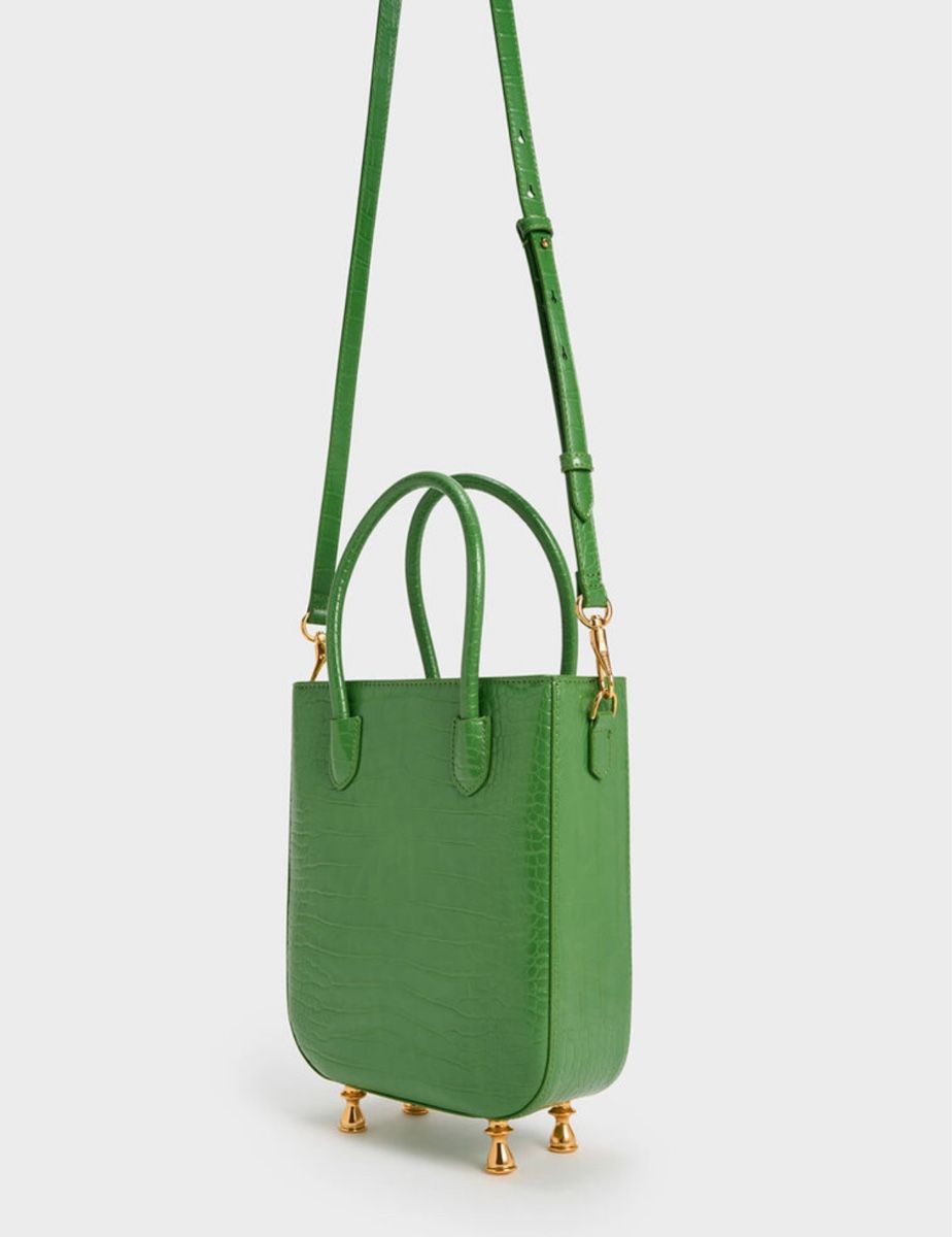 Borse da donna: Charles & Keith Croc-Embossed Tote Bag – Nuovo e nell'imballaggio originale da Oberentfelden venduto da ana_s526 3