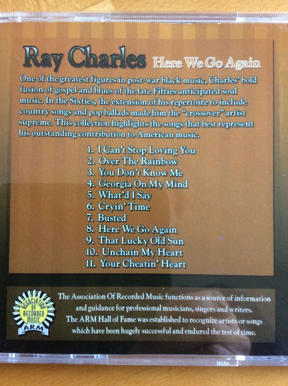 CD: Ray Charles – Usato da Biel/Bienne venduto da Ganesh12 1