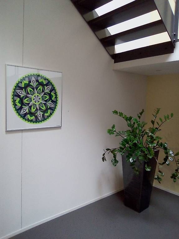 Gemälde: Mandala 70x70cm handgemaltes Bild – Neu (gemäss Beschreibung) aus Stans von wer_fd5f 2