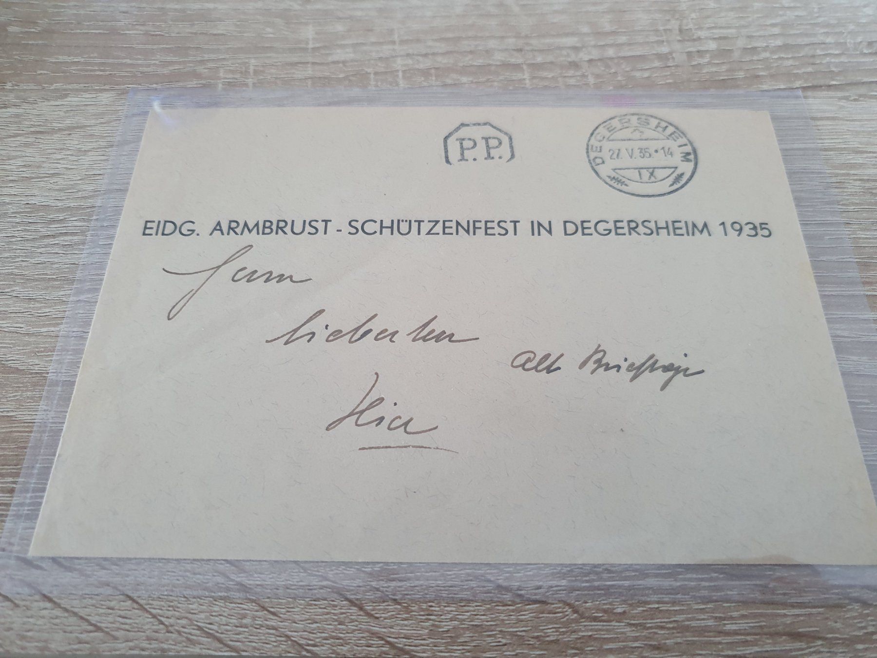 Tutti i francobolli: Eidg. Armbrust - Schützenfest 1935 – Usato da Balgach venduto da SIMEON27