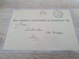Eidg. Armbrust - Schützenfest 1935