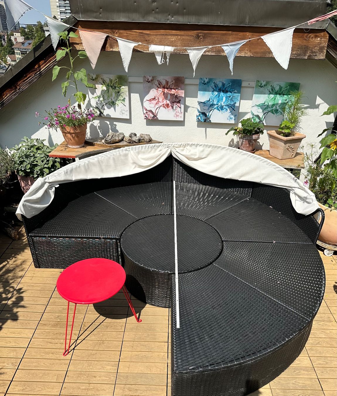 Sofas: Runde Lounge (Sofa für Garten oder Dachterrasse) gebraucht – Gebraucht aus Bern von oliverundlino 2