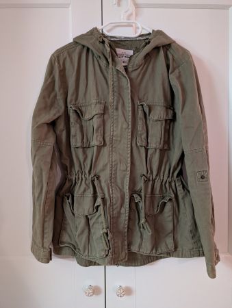 Damen Jacke, khaki in Grösse 40