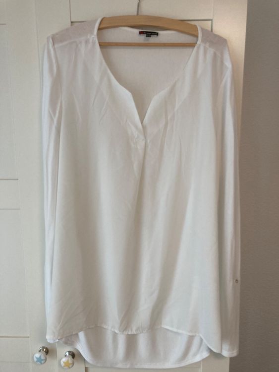 Sheego Bluse Tunika Longbluse creme weiß gestreift (3 587) Übergröße
