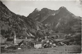 Montbovon FR Dorfansicht 1943  gut erhalten