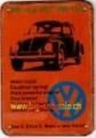 Rusty Blechschildkarte-VW-THE NEW HOT VW