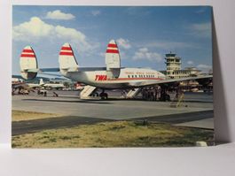 Flugzeug , Flughafen Zürich 1958