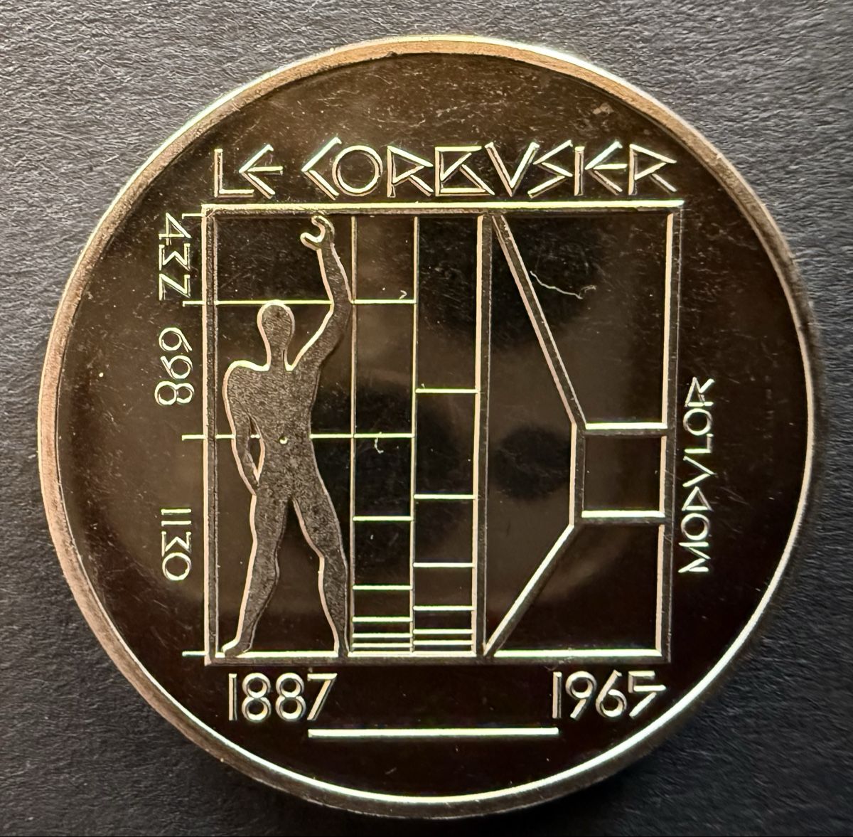 Alle Münzen: Schweiz Gedenkmuenze Helvetika 1987 Le Corbusier 1965-1887 – Neu (gemäss Beschreibung) aus Walperswil von joggeli60