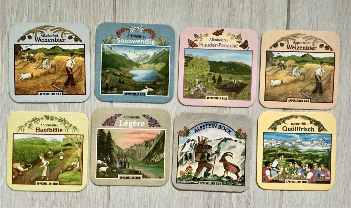 Sottobicchieri: Appenzeller Bierdeckeln – Nuovo (secondo la descrizione) da Arcegno venduto da Denni