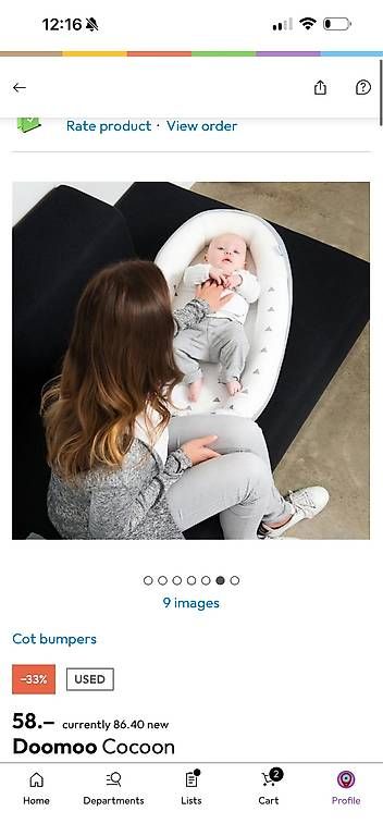 Kissen: Babynest Doomoo Cocoon – Gebraucht aus Utzigen von ca_va_ 2