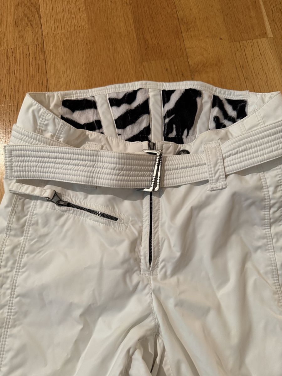 Jet Set Pantaloni: Jet Set White Ski Pants, Size 0 – Usato da Zürich venduto da kuengka 4