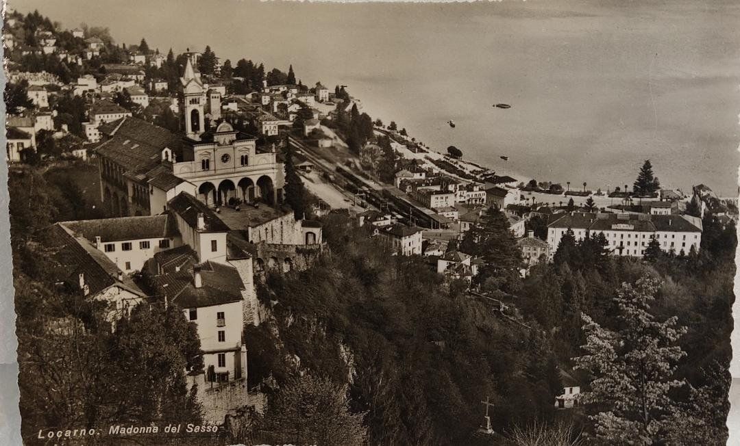 Cartoline postali: LOCARNO  -  Madonna del Sasso – Usato da Delémont venduto da Domdom1