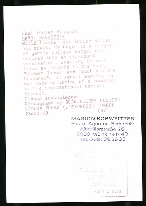 Fotografie & Manifesti: Fotografie Jean-Pierre Couderc, nachdenk – Usato da Berlin venduto da bartko-reher 1