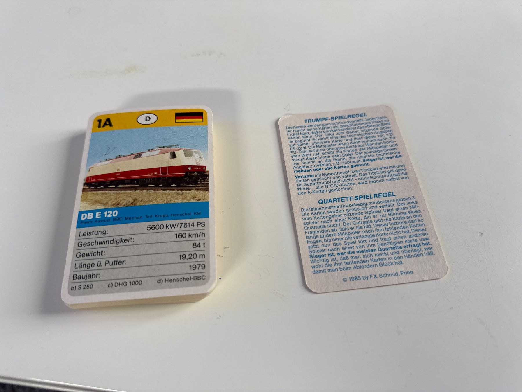 Giochi: Quartett PS Auf Schienen Nr.50039.2 – Usato da Allschwil venduto da meeresperle 1