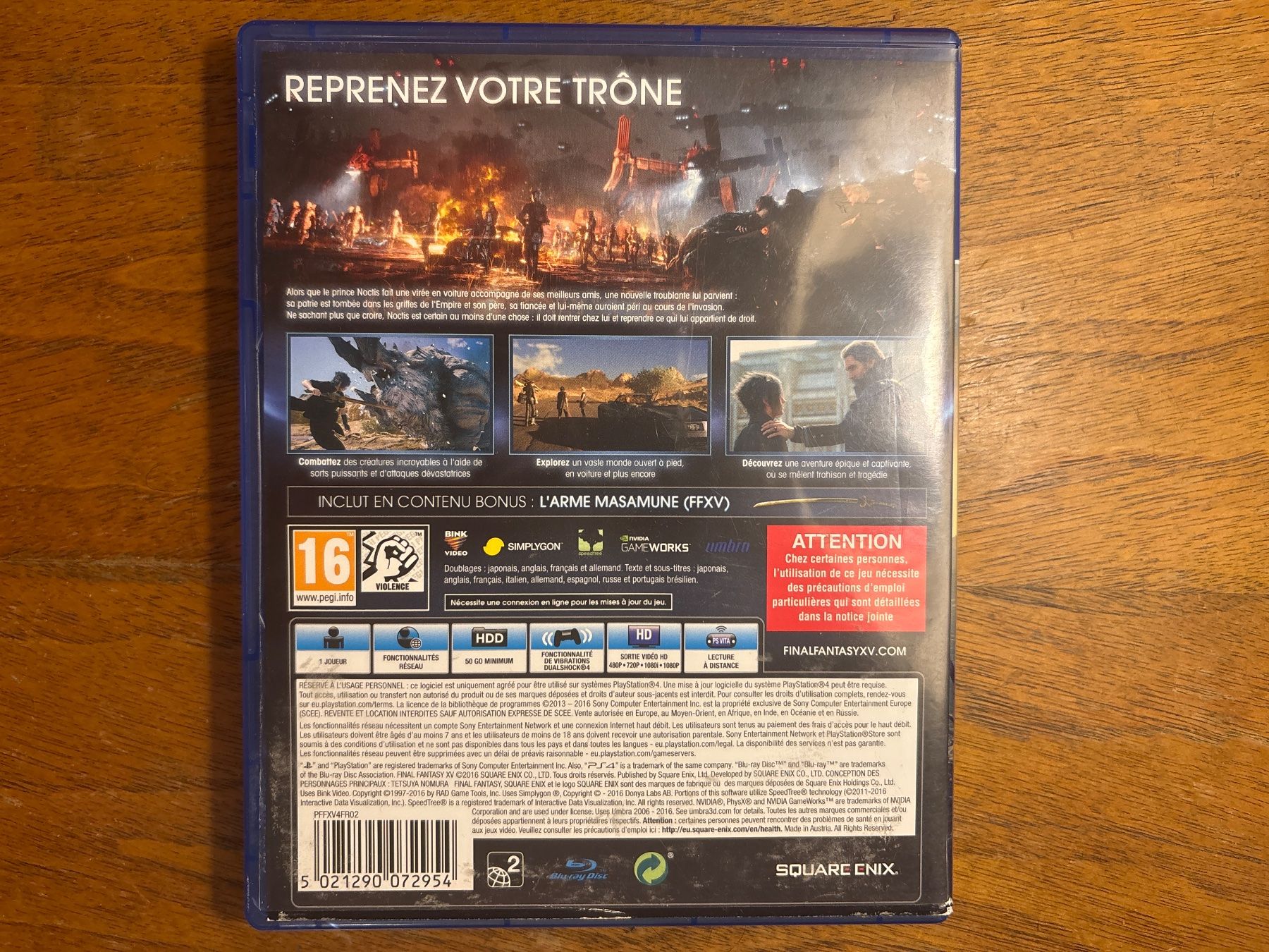 Sony Spiele: FINAL FANTASY XV - Sony Playstation 4, PS4 – Gebraucht aus Zürich von hiddentreasures_zh 1