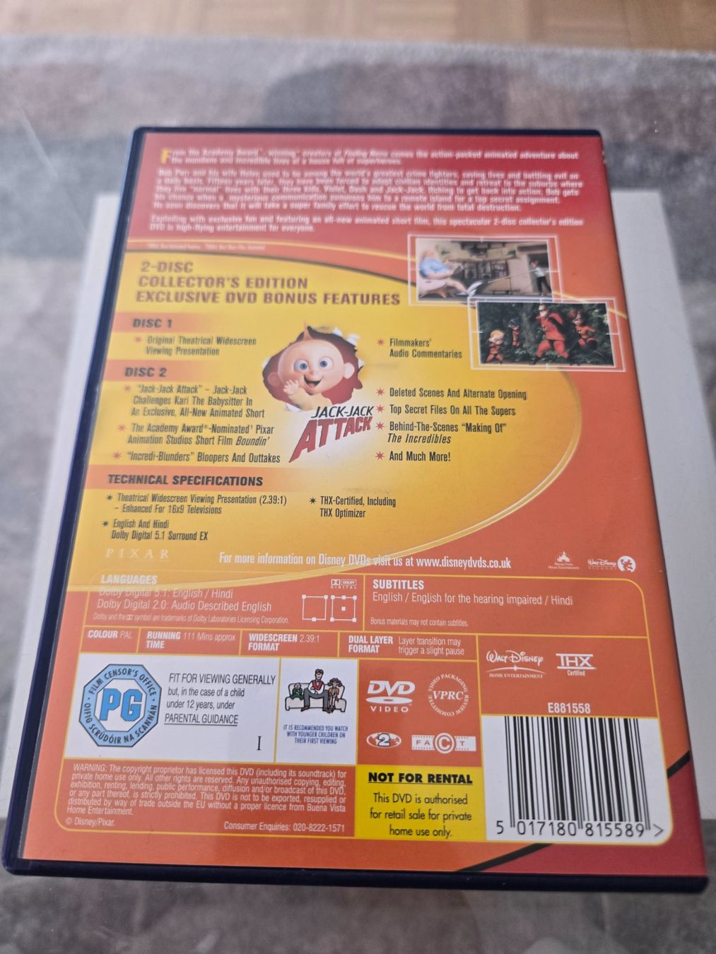 Alle DVDs: The Incredibles DVD – Gebraucht aus Bussigny von Kfdlt 1