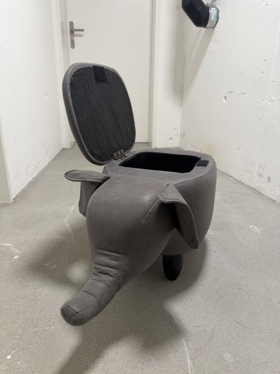 Sgabelli: Sitzhocker Elefant mit Stauraum – Usato da Laufen venduto da le-noumi
