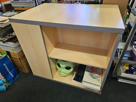 Holz Furniert Schrank 80x55x72cm H Büro Gestell Laden Korpus