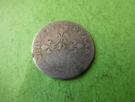 Frankreich 1776, kleine Silbermünze 19 mm