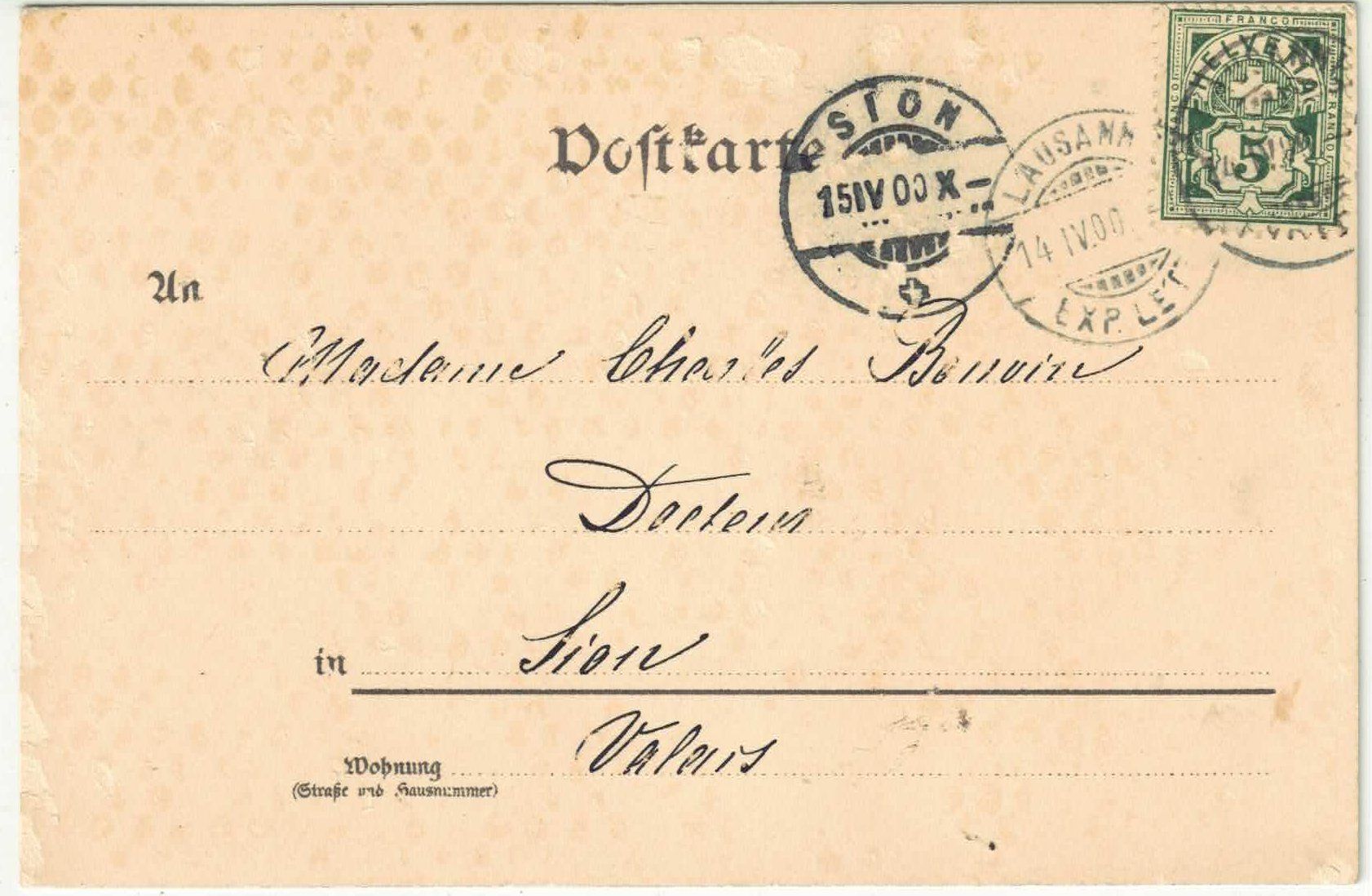 Ansichtskarten: Frohe Ostern - Engel mit Glocke - Litho – Gebraucht aus Ettingen von Kartenplanet 1