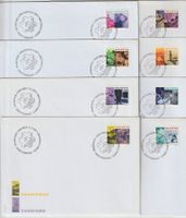 8 FDC Schweiz Tourismus, tourisme, turismo 2000 - 2001