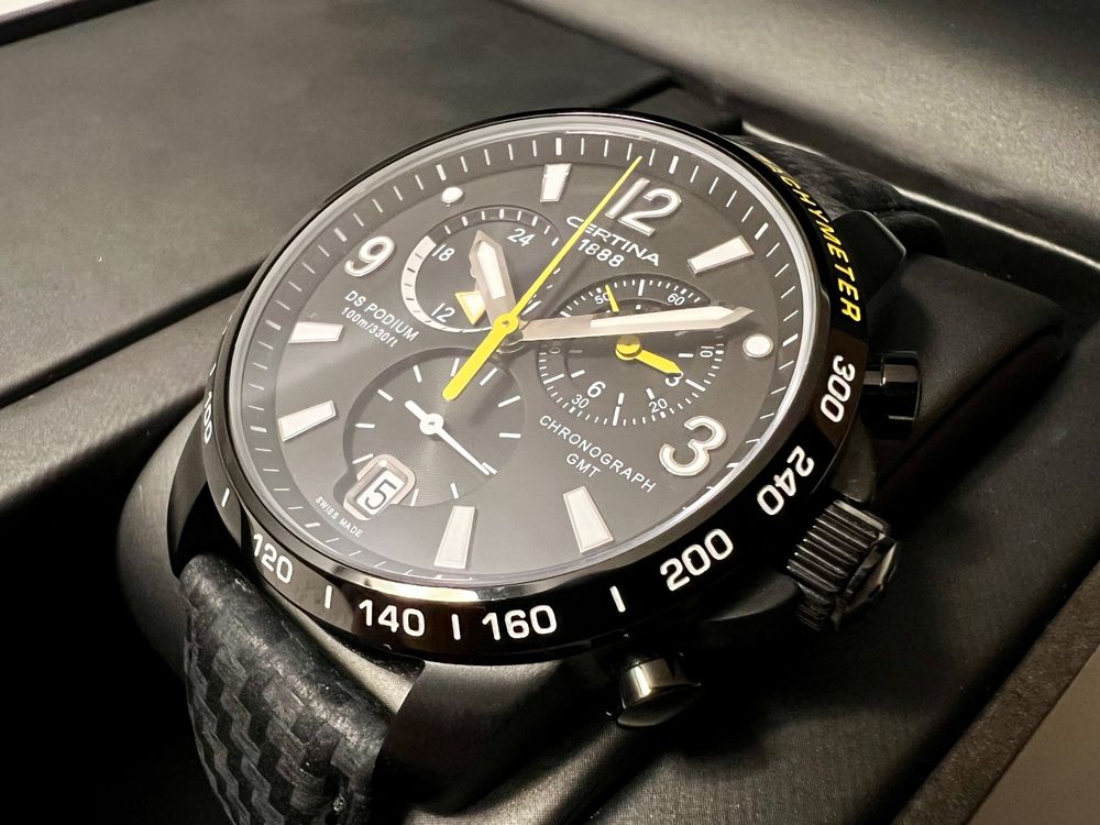 Certina ds podium big size chrono gmt hot sale