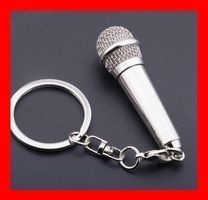 Schlüsselanhänger Mikrofon Mikrophon Mic Konzert Singen