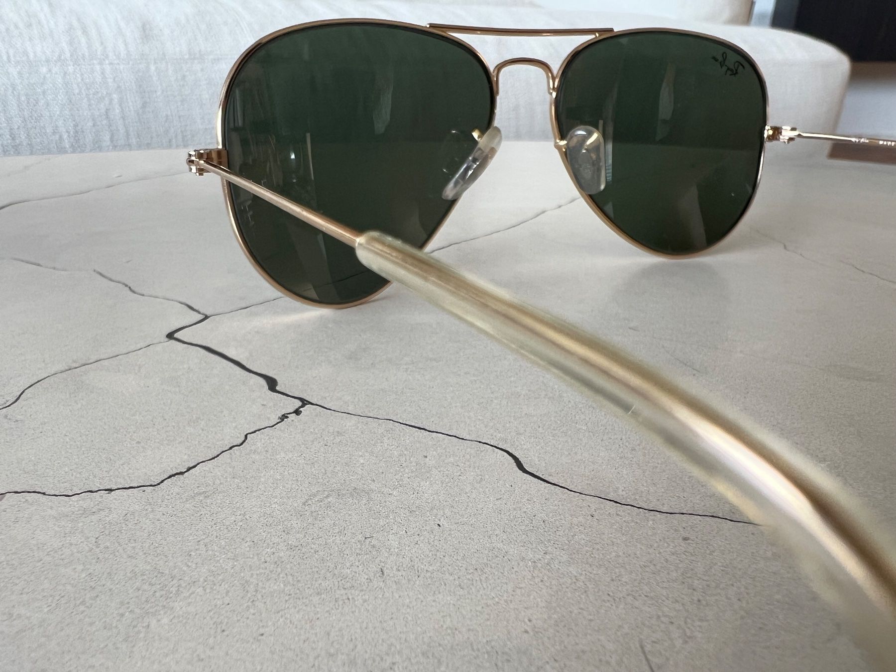Ray-Ban Lunettes & Verres: Sonnenbrille Ray-Ban "Aviator" Gold – Neuf (Voir description) à Küssnacht am Rigi par 010claudia 3