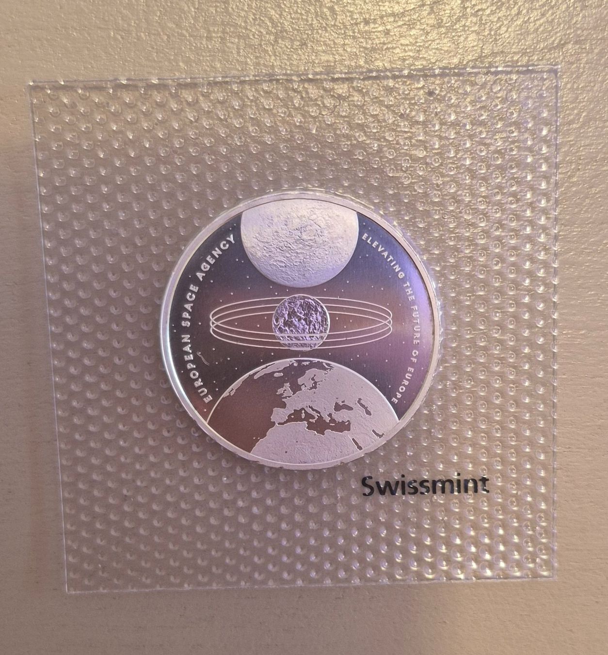 Tutti le monete: Swissmint 20 Fr. 2026 - Agence Spatiale Européenne – Nuovo e nell'imballaggio originale da Grand-Lancy venduto da loi_599y